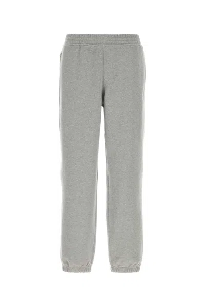 Burberry Cotton Joggers In Gray