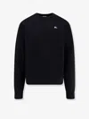 Burberry Cotton Sweatshirt With Logo Embroidery
