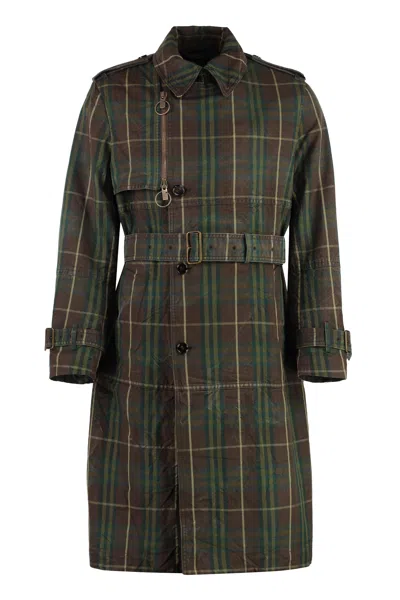 BURBERRY MEN'S COTTON TRENCH COAT