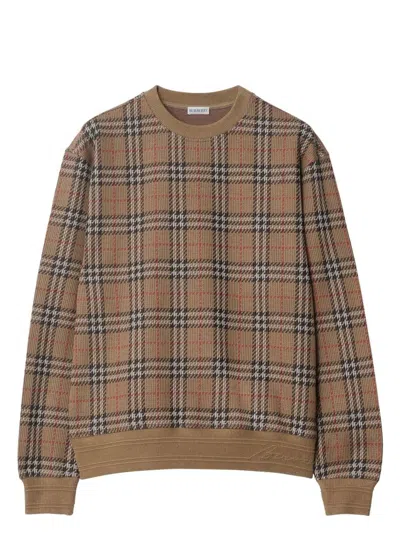 BURBERRY MEN'S COZY BLEND COTTON SWEATER