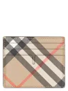 Burberry Men's Credit Card Holder In Beige
