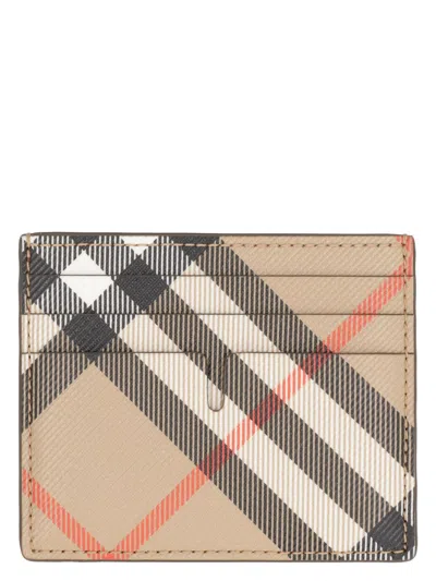 Burberry Men's Credit Card Holder In Beige