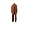 Burberry Men's Dark Birch Brow Clapham Cotton Gabardine Lightweight Coat
