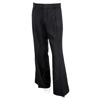 Burberry Men's Dark Navy Flare Leg Tailored Trouser