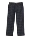 Burberry Mens Check-print Straight-leg Denim Jeans Indigo Ip Check In Black