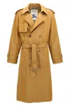BURBERRY BURBERRY MEN DOUBLE-BREASTED LONG TRENCH COAT