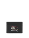 Burberry Men Ekd Card Holder In Black