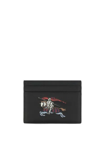 Burberry Men Ekd Card Holder In Black