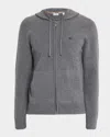 Burberry Cashmere-blend Hoodie Sweatshirt In Gray