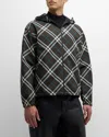 Burberry Anorak Check-pattern Zipped Hooded Jacket In Snug Ip Check