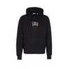 Burberry Hoodie With Front Pocket And Ribbed Cuffs In Blue