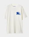 Burberry Ekd Cotton T-shirt In Chalk