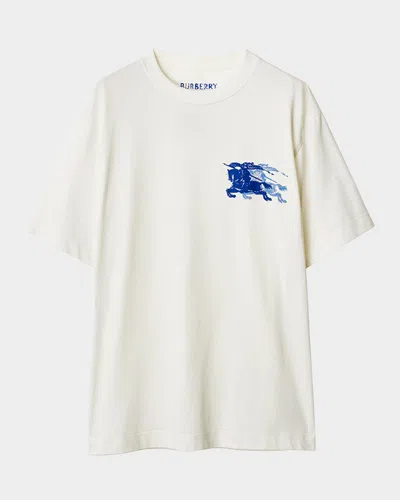 BURBERRY MEN'S EKD COTTON T-SHIRT