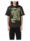 Burberry Men's Ekd Cotton T-shirt In Oil