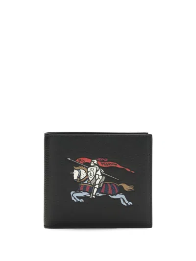 Burberry Men Ekd Folding Wallet In Black