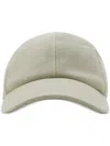 Burberry Ekd Cotton Blend Baseball Cap In Hunter