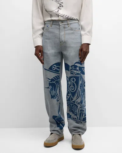 BURBERRY MEN'S EKD LOOSE-FIT JEANS