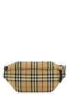 Burberry Men Embroidered Nylon Sonny Belt Bag In Multicolor