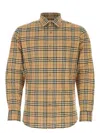 Burberry Men's Embroidered Poplin Shirt