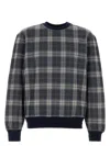 Burberry Men's Embroidered Stretch Cotton Blend Sweatshirt