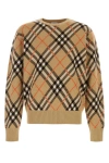 Burberry Ered Wool And Mohair Pullover Sweater In Neutral