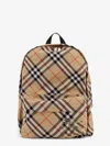 Burberry Check Pattern Backpack With Front Pocket In Multi