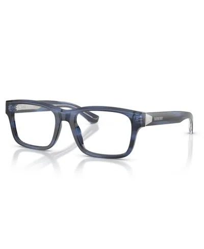 Burberry Men's Eyeglasses, Be2469 In Striped Blue