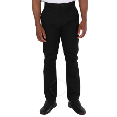 Burberry Men's Ezra Cotton Tailored Trousers In Black