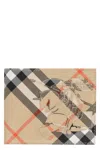 Burberry Men's Flap-over Wallet In Beige