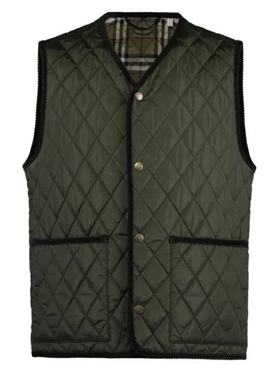 BURBERRY MEN'S FULL ZIP DOWN VEST