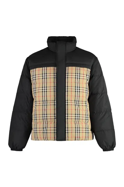 Burberry Men's Fw23 Oakmere Jacket In Arch Beige In Black