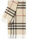 Burberry Men Giant Check Cashmere Scarf In Neutral