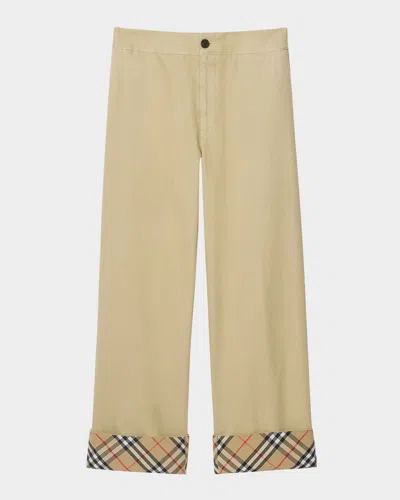 Burberry Pants In Neutral