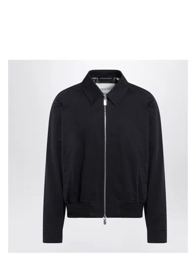 BURBERRY MEN'S HARRINGTON JACKET NAVY