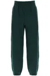 BURBERRY MEN'S HEAVYWEIGHT COTTON SWEATPANTS IN GREEN FOR SS24
