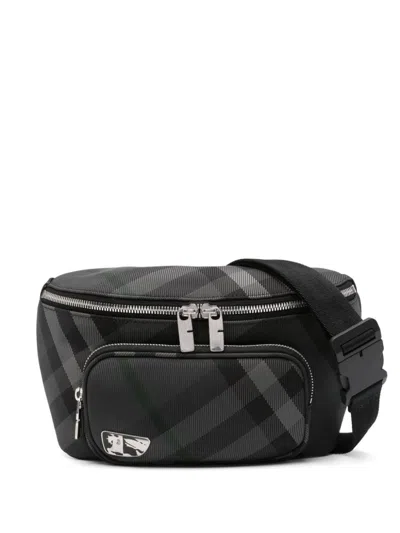Burberry Men's Heritage Belt Bag In Charcoal