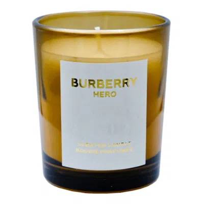 Burberry Men's Hero 2.46 oz Scented Candle 3616304679490 In Yellow