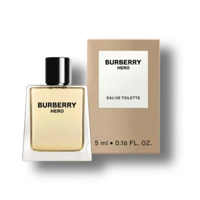 Burberry Men's Hero Edt 0.16 oz Fragrances 3614229380286 In Black