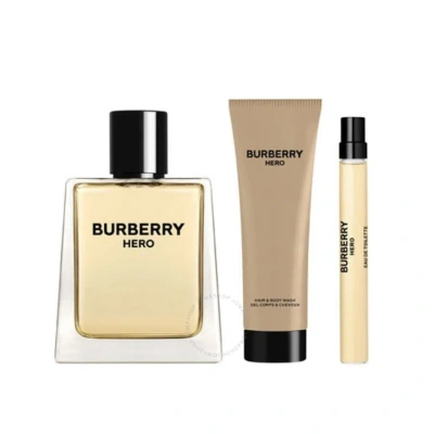 Burberry Men's Hero Gift Set Fragrances 3616303557683 In Black