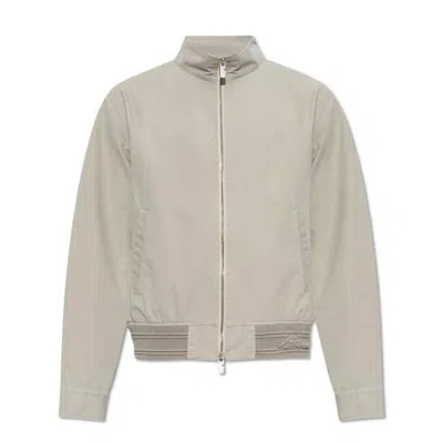 Burberry Men's Heron Logo Embroidered Bomber Jacket In Multi