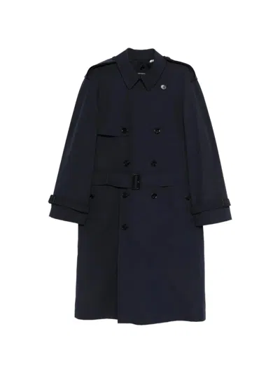 Burberry Men `highbury` Trench In Black