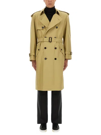 Burberry "highbury" Trench Coat In Green