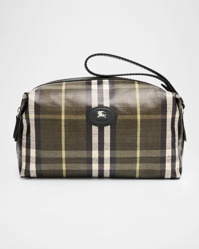 Burberry Men's Highlands Travel Pouch In Multi
