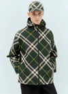 Burberry Anorak Check-pattern Zipped Hooded Jacket