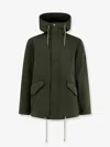 Burberry Embossed Ekd Stamp Buttoned Jacket In Green