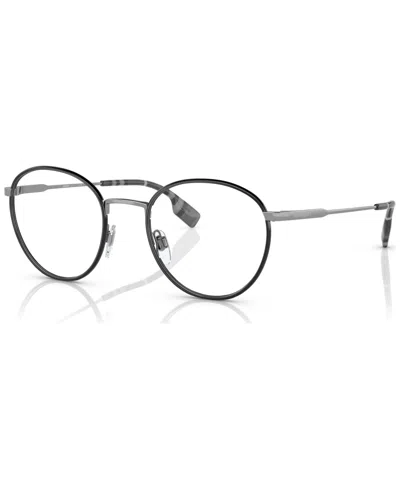 Burberry Men's Hugo Eyeglasses, Be1373 51 In Gunmetal,black