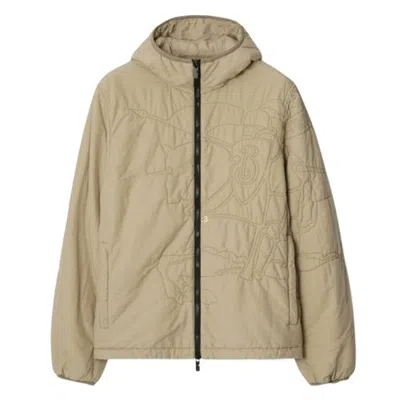 Burberry Men's Hunter Ekd Padded Jacket In Gray