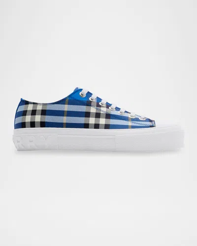 Burberry Men's Jack Check Low-top Sneakers