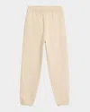 Burberry Logo Print Stretch Cotton Jogging Pants Soft Fawn In Nutmeg