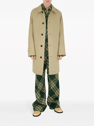 Burberry Classic Above-the-knee Raincoat In Hunter